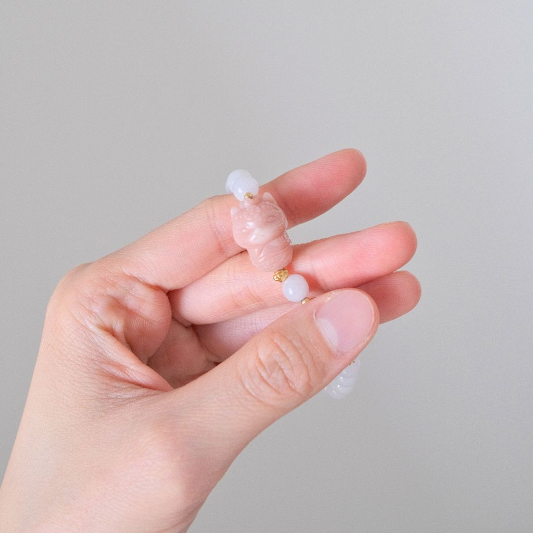 21187 粉翡翠 6mm