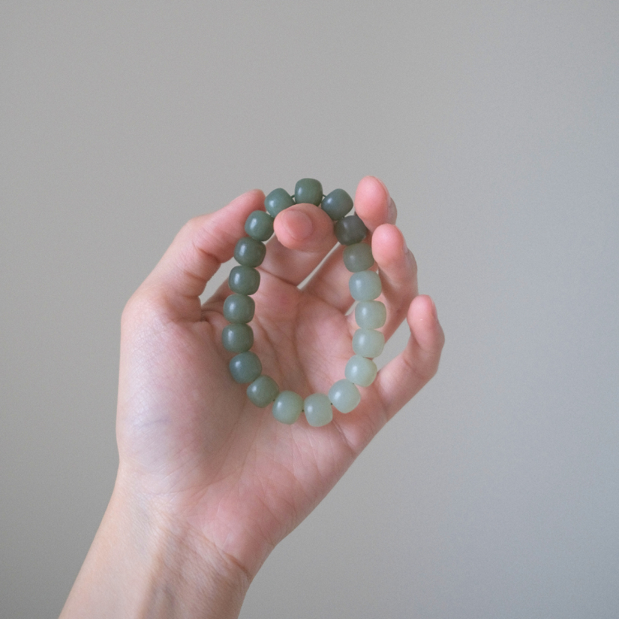 21305 和田玉且末藍