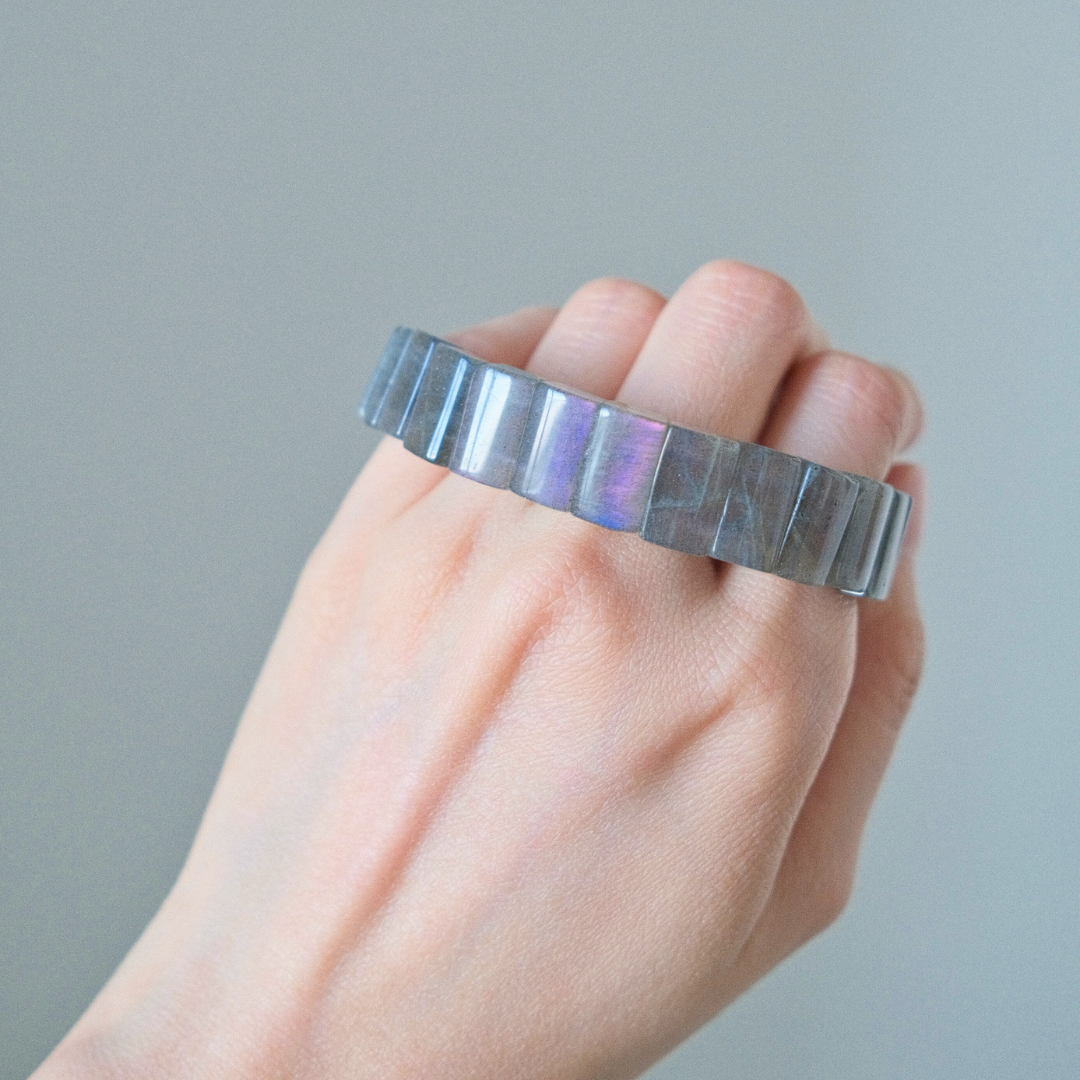30198 紫拉長石 手排 13.3mm