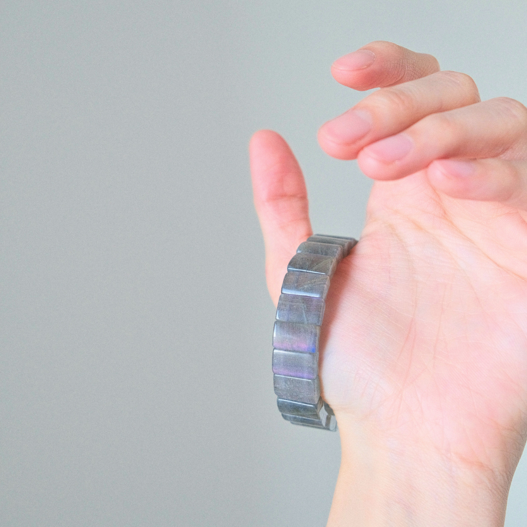 30198 紫拉長石 手排 13.3mm
