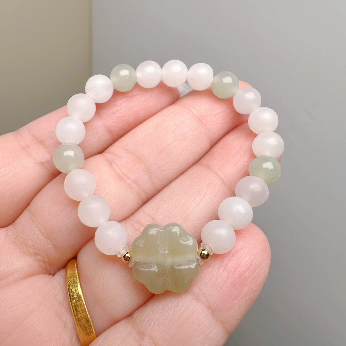 60046 和田白玉兒童手串