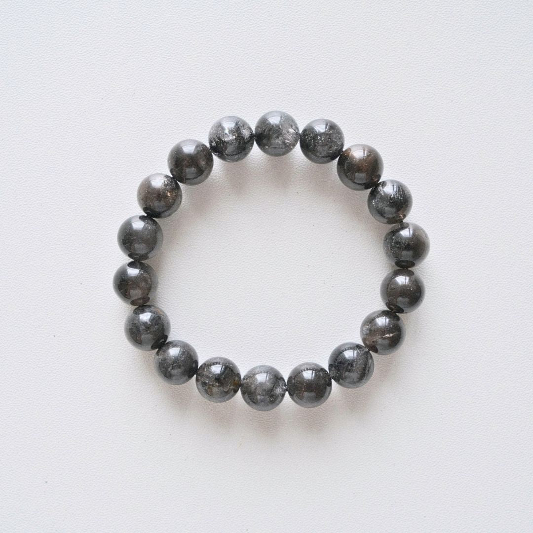 60281 黑閃靈鑽 手串 10mm