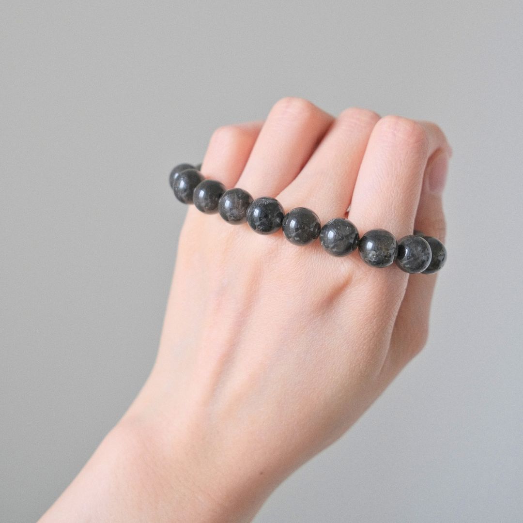 60281 黑閃靈鑽 手串 10mm