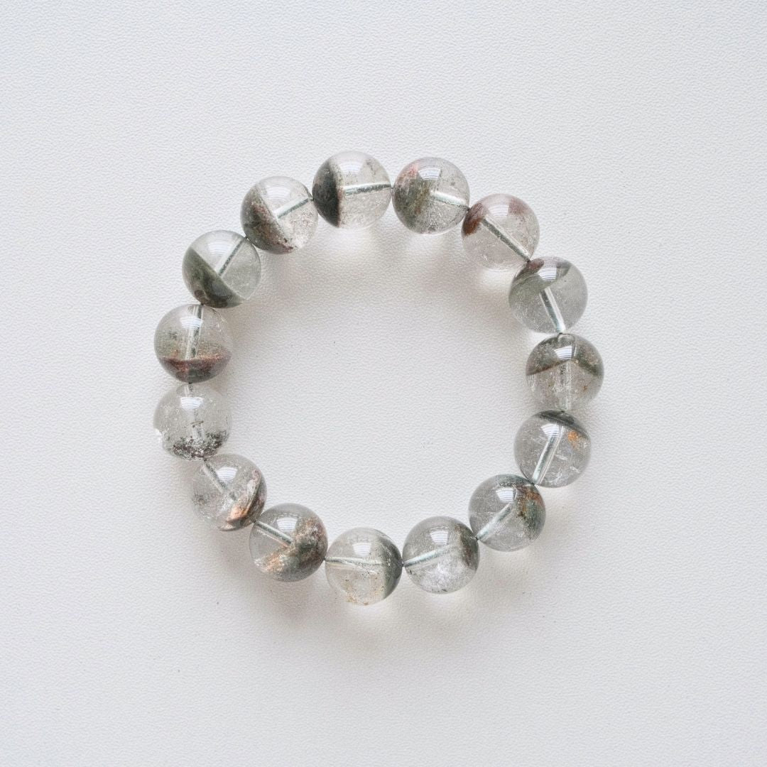 60282 綠幽靈 手串 12.7mm