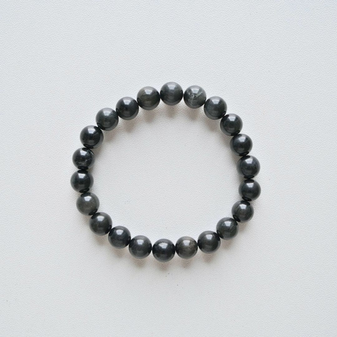 60596 黑兔毛 手串 8mm