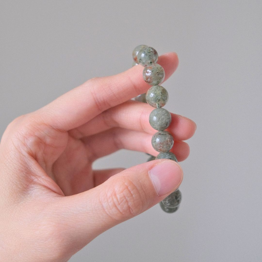 60612 綠幽靈 手串 9.6mm