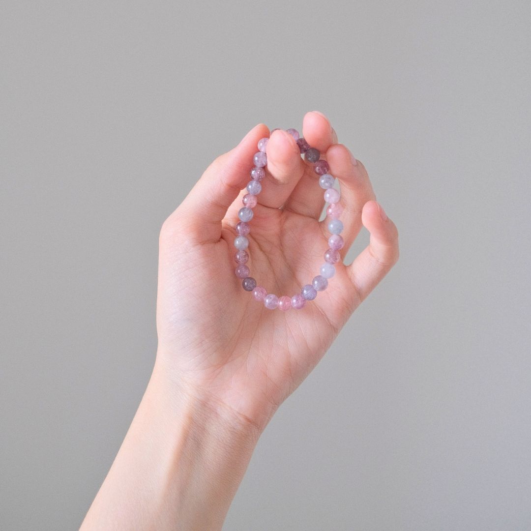 60667 彩尖晶 手串 6mm