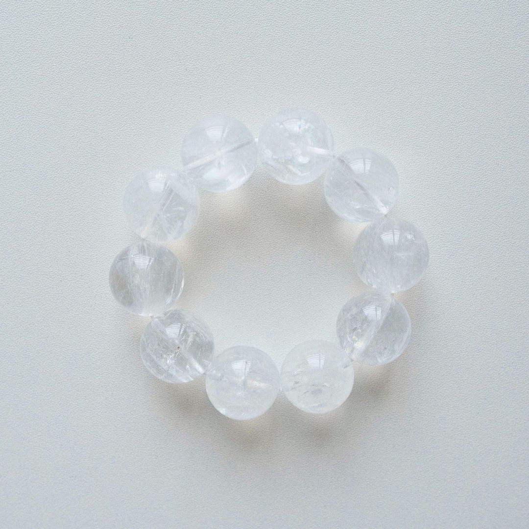 60693 白膠花阿塞 手串 19.6mm