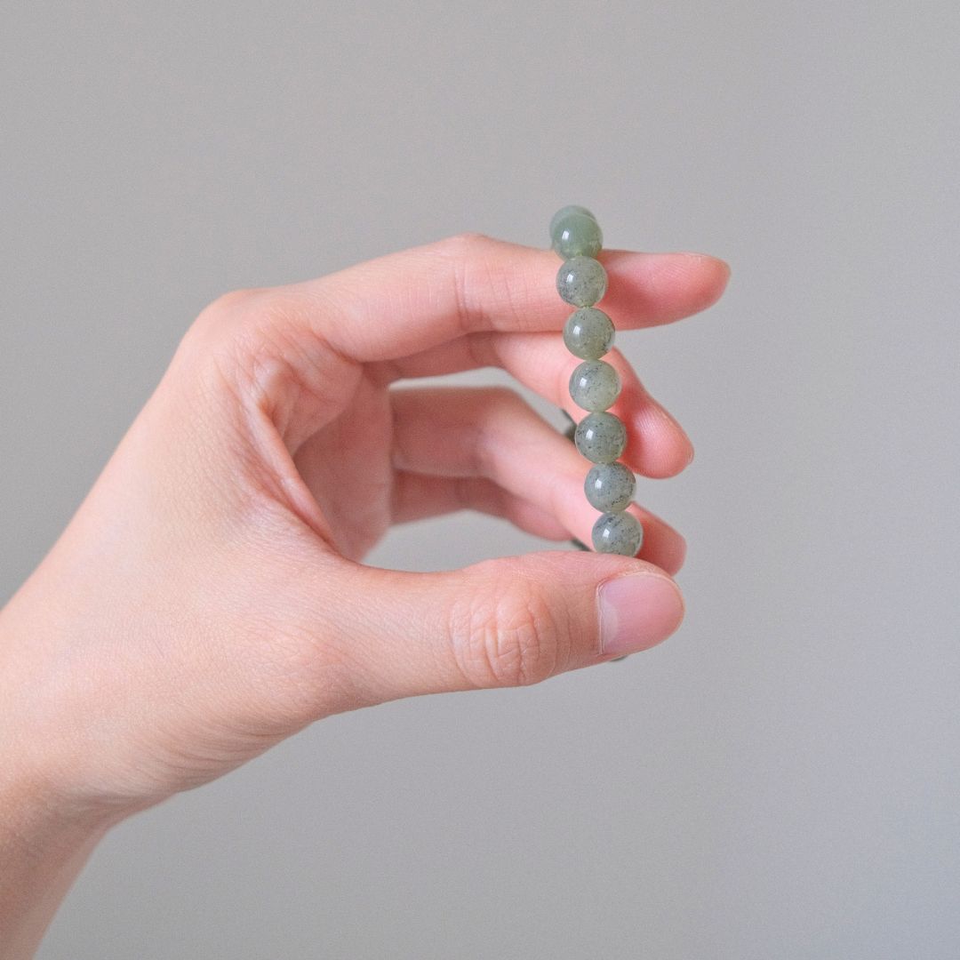 60704 和田玉青花籽 手串 8mm