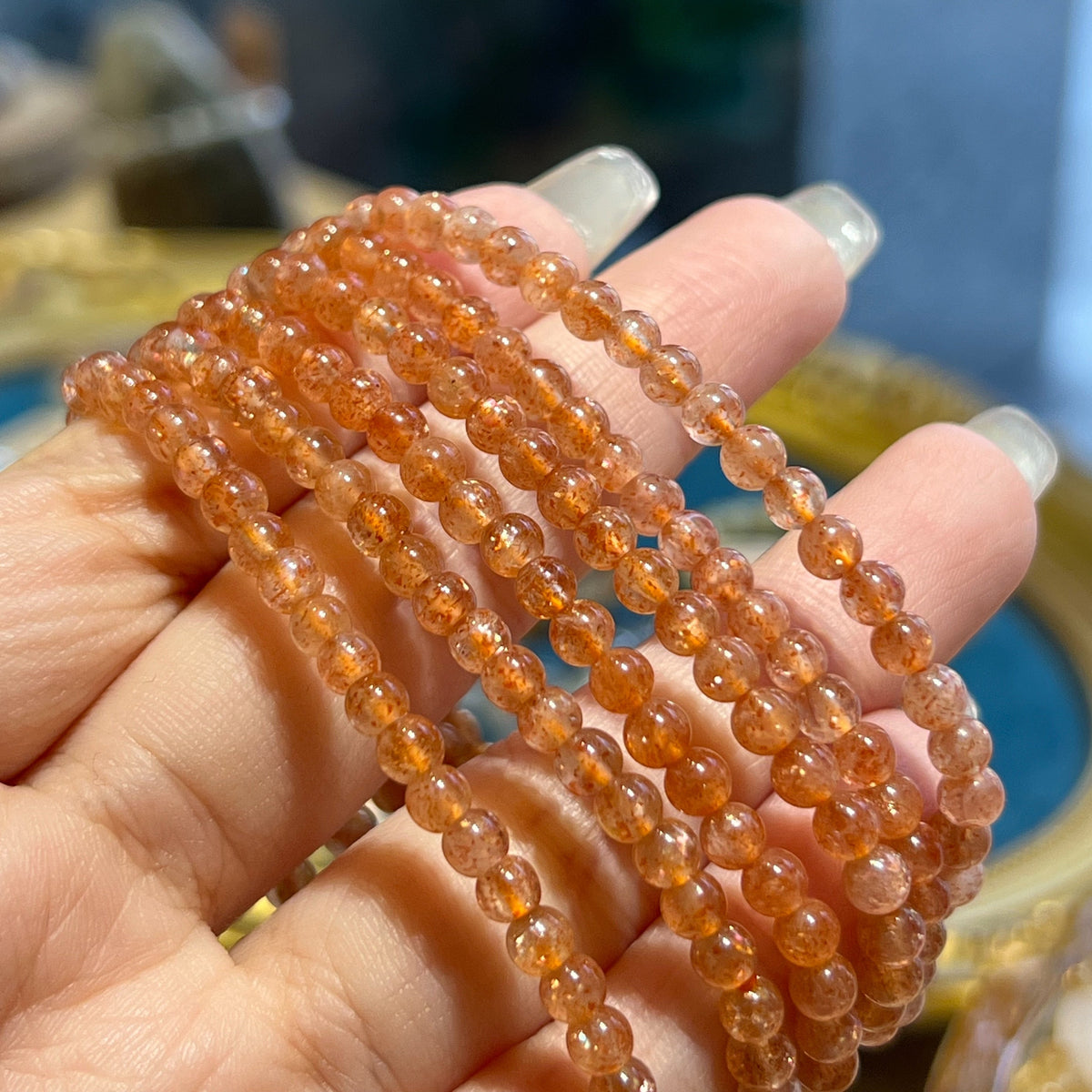 61732 金太陽 手串 4mm