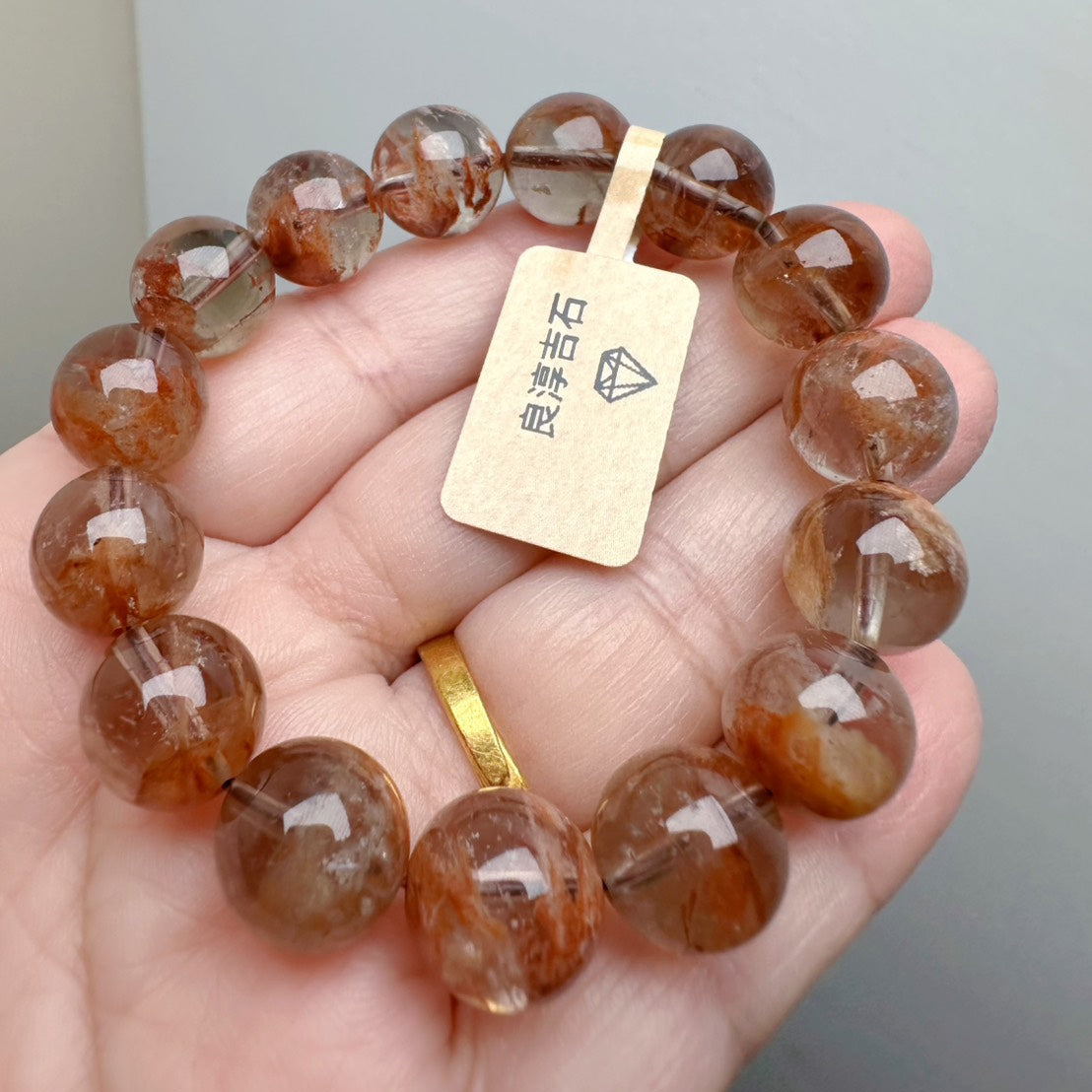 52754 紅泥骸骨幽靈 手串