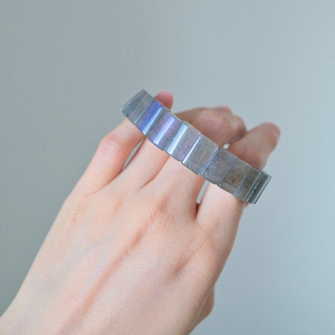 30198 紫拉長石 手排 13.3mm