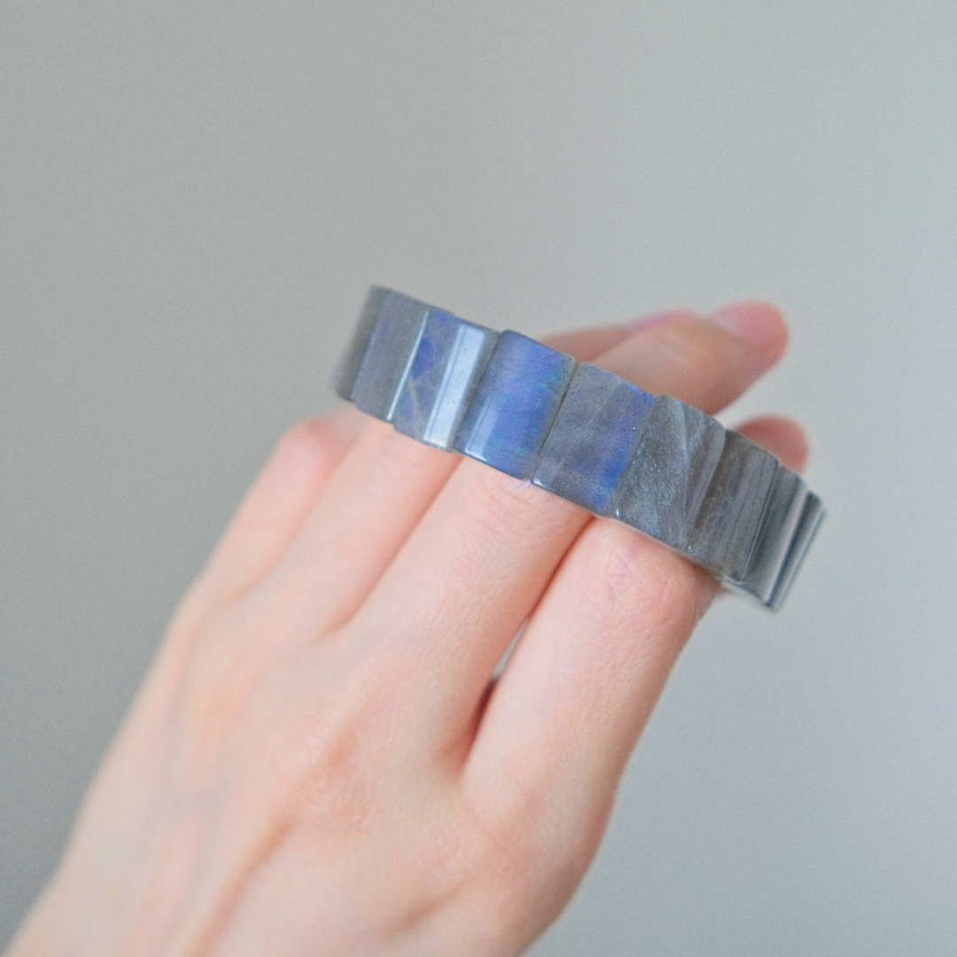 30199 紫拉長石 手排 14.8mm