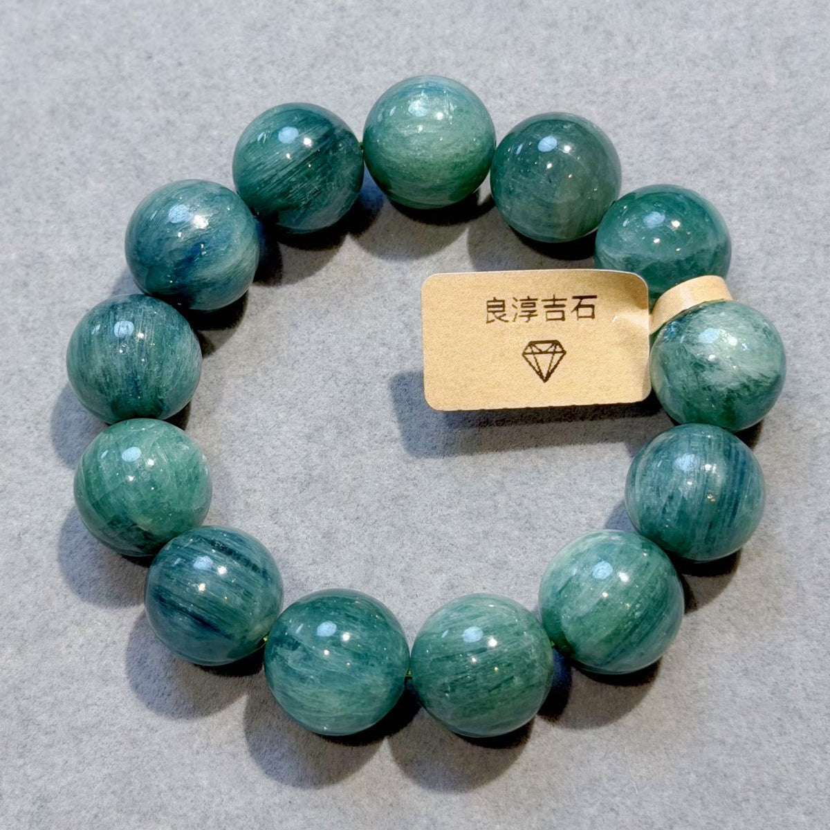 40316 藍綠晶 手串 15.1mm