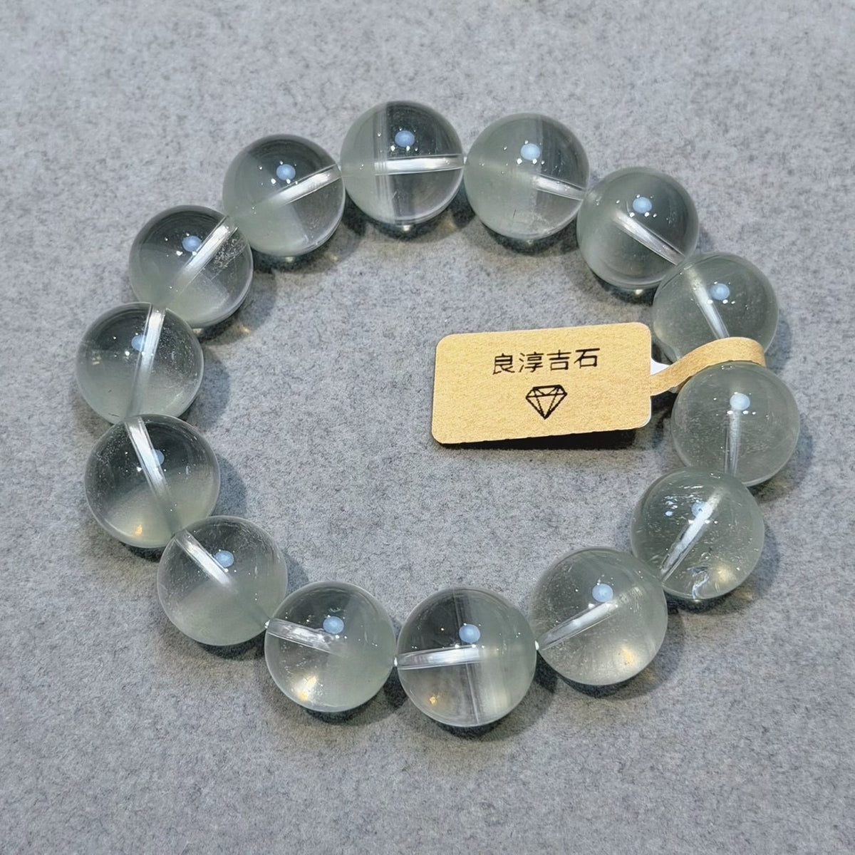 41045 綠幽靈 手串 14mm