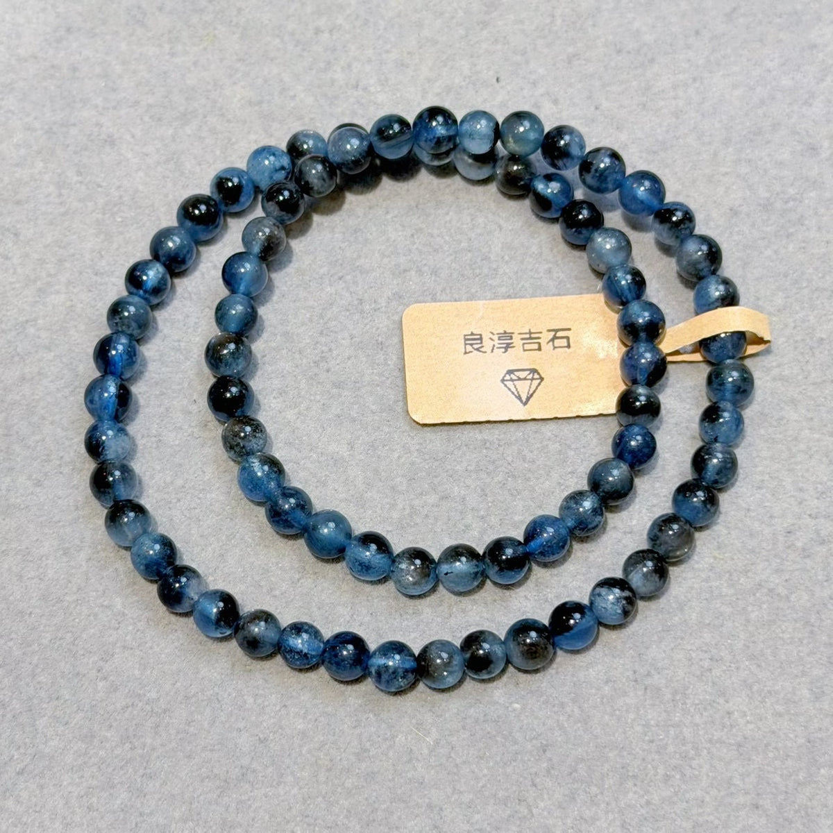 51691 魔鬼海藍寶 雙圈4.9mm