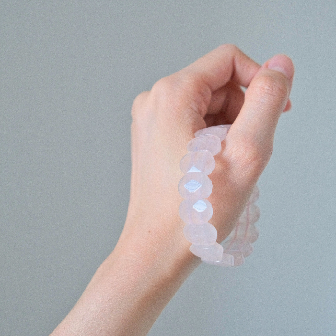 51722 西柚粉水晶 手排