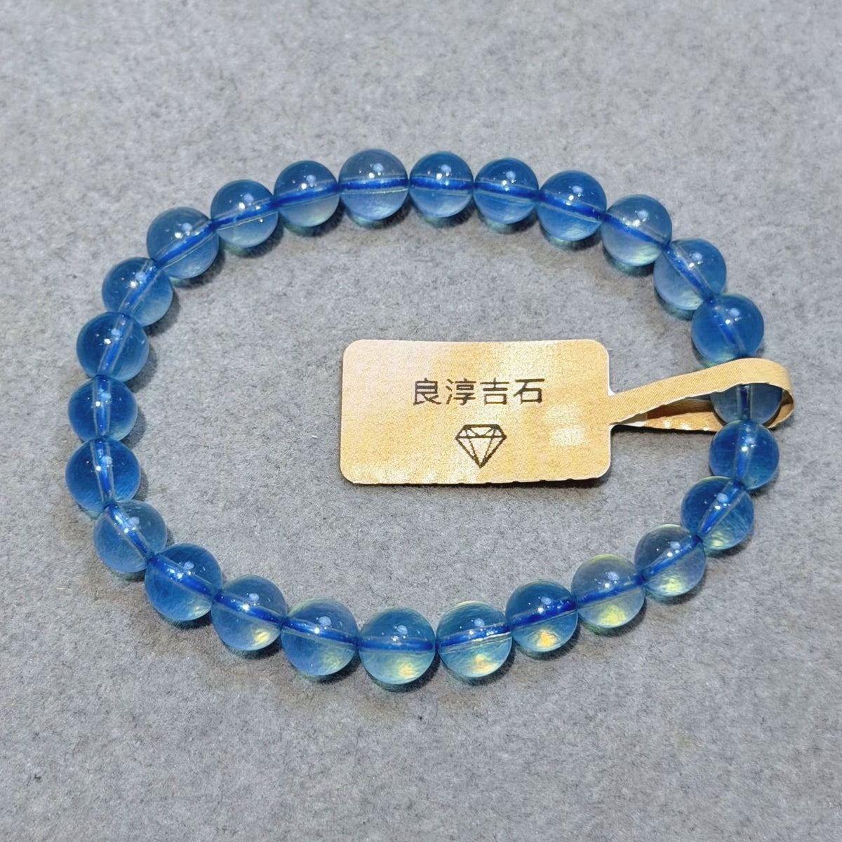 51731 海藍寶 手串 6.7mm