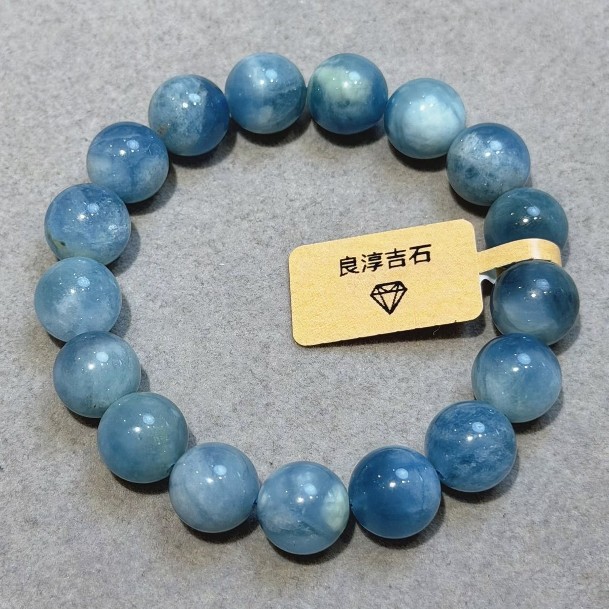 51986 島嶼海藍寶 手串 11.2mm