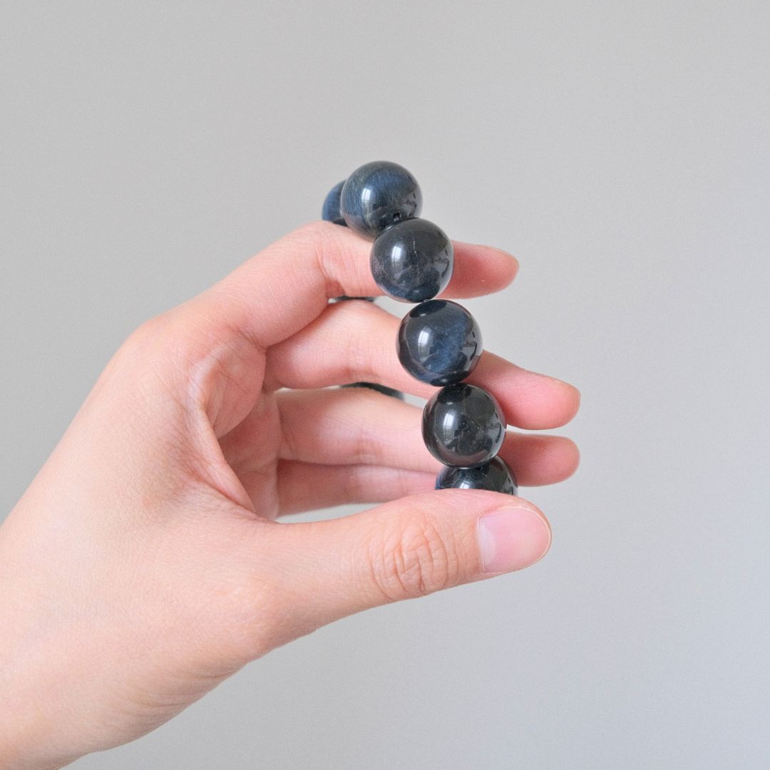 60347 藍虎眼 手串 16.5mm