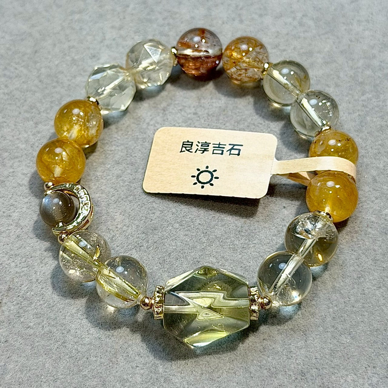 61085 多寶水晶（第二.第三脈輪）手串 9.5mm