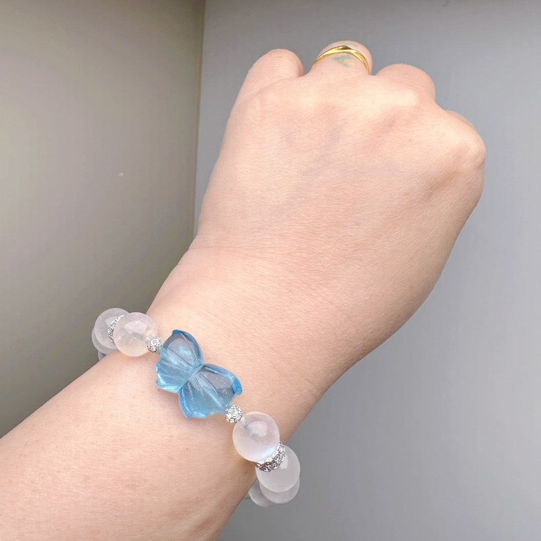 60059 藍月光 魔鬼海藍寶手串